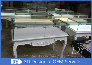3D Design Vitrina per gioielli in vetro in legno con serratura 1200X550X950MM