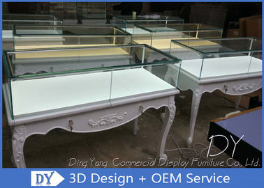 3D Design Vitrina per gioielli in vetro in legno con serratura 1200X550X950MM