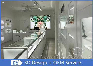 Cutom Attractive Jewelry Wall Display Cases / Retail Jewellery Display Cabinet