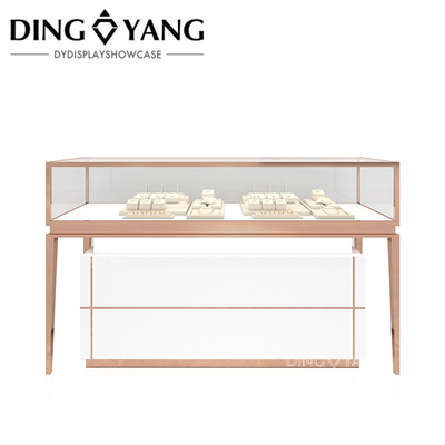 High End Custom Made Tabletop Jewelry Display Case, Vitrine di Gioielli di Buona Qualità, Offre Servizio di Progettazione 3D Whole Store
