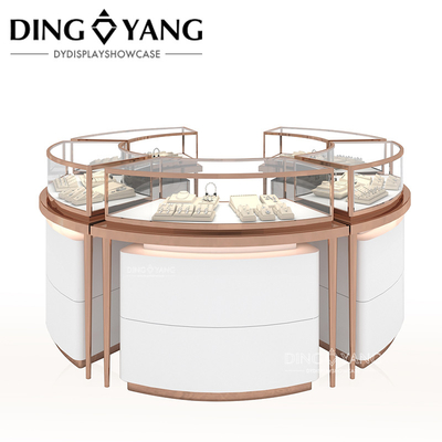 High End Custom Made Tabletop Jewelry Display Case, Vitrine di Gioielli di Buona Qualità, Offre Servizio di Progettazione 3D Whole Store