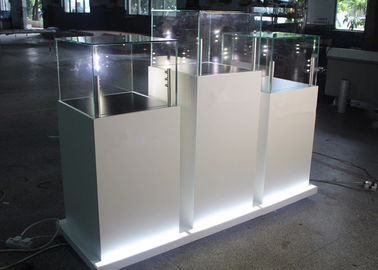 Moderno vetro in legno gioielleria Show Display / Pedestal Display Case