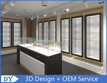 Moderno Attractive Showroom Display Cases per gioielli Showroom Pre-assemblaggio